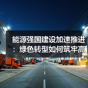 能源强国建设加速推进：绿色转型如何筑牢高质量发展根基？（图1）