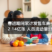 春运期间累计发售车票2.14亿张 人员流动量超10亿人次(图2) 春运期间累计发售车票2.14亿张 人员流动量超10亿人次(图2)