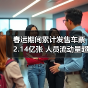 春运期间累计发售车票2.14亿张 人员流动量超10亿人次(图3) 春运期间累计发售车票2.14亿张 人员流动量超10亿人次(图3)