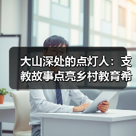 大山深处的点灯人：支教故事点亮乡村教育希望（图4）