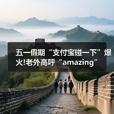 五一假期“支付宝碰一下”爆火!老外高呼“amazing”（图2）