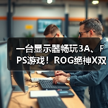 一台显示器畅玩3A、FPS游戏！ROG绝