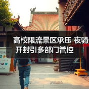 高校限流景区承压 夜骑开封引多部门管控（图3）