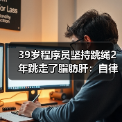39岁程序员坚持跳绳2年跳走了脂肪肝:自律比瘦更重要(图1) 39岁程序员坚持跳绳2年跳走了脂肪肝:自律比瘦更重要(图1)