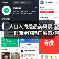 人山人海是最美风景!五一假期全国热门城市/景区排行榜(图4) 人山人海是最美风景!五一假期全国热门城市/景区排行榜(图4)