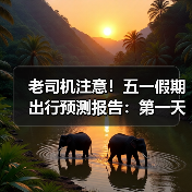 老司机注意!五一假期出行预测报告:第一天上午最堵(图2) 老司机注意!五一假期出行预测报告:第一天上午最堵(图2)