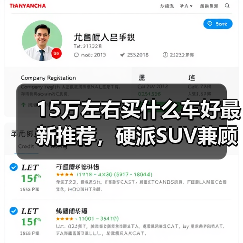 15万左右买什么车好最新推荐，硬派SUV兼顾实力与个性（图3）