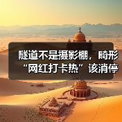 隧道不是摄影棚，畸形“网红打卡热”该消停