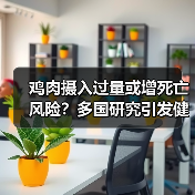 鸡肉摄入过量或增死亡风险？多国研究引发健