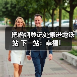 把婚姻登记处搬进地铁站 下一站：幸福！（图4）
