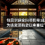 包贝尔获金扫帚影帝:成为该奖项有史以来首位