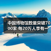中国博物馆数量突破7000家 每20万人