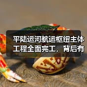 平陆运河航运枢纽主体工程全面完工，背后有何深意？（图1）