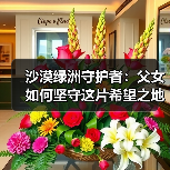 沙漠绿洲守护者：父女如何坚守这片希望之地？（图1）
