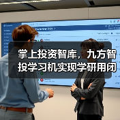 掌上投资智库,九方智投学习机实现学研用闭环(图4) 掌上投资智库,九方智投学习机实现学研用闭环(图4)