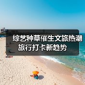 综艺种草催生文旅热潮 旅行打卡新趋势(图4) 综艺种草催生文旅热潮 旅行打卡新趋势(图4)