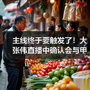 主线终于要触发了！大张伟直播中确认会与甲亢哥见面（图4）