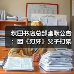 秋田书店总部幽默公告:因《刃牙》父子打架而倒塌(图3) 秋田书店总部幽默公告:因《刃牙》父子打架而倒塌(图3)