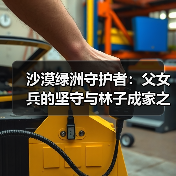 沙漠绿洲守护者：父女兵的坚守与林子成家之路（图1）