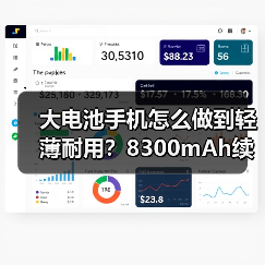 大电池手机怎么做到轻薄耐用?8300mAh续航颠覆想象(图1) 大电池手机怎么做到轻薄耐用?8300mAh续航颠覆想象(图1)
