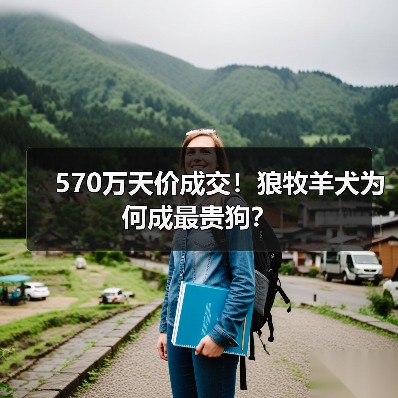570万天价成交！狼牧羊犬为何成最贵狗？（图2）