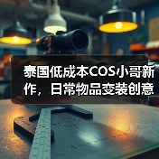 泰国低成本COS小哥新作，日常物品变装创