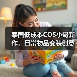泰国低成本COS小哥新作,日常物品变装创意绝了(图4) 泰国低成本COS小哥新作,日常物品变装创意绝了(图4)