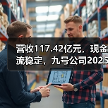 营收117.42亿元，现金流稳定，九号公司2025半年报真猛！（图2）