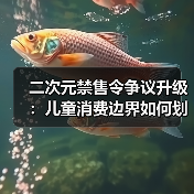 二次元禁售令争议升级:儿童消费边界如何划清?(图1) 二次元禁售令争议升级:儿童消费边界如何划清?(图1)