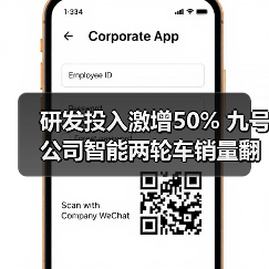 研发投入激增50% 九号公司智能两轮车销量翻倍破百亿(图4) 研发投入激增50% 九号公司智能两轮车销量翻倍破百亿(图4)