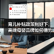 育儿补贴政策利好下,高端母婴品牌如何借势崛起?(图2) 育儿补贴政策利好下,高端母婴品牌如何借势崛起?(图2)