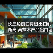 长三角前四月进出口创新高 高技术产品出口增长23.5%（图4）