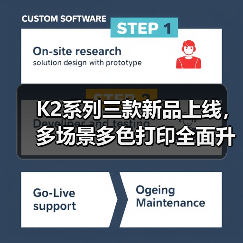 K2系列三款新品上线，多场景多色打印全面