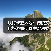 从打卡变入戏:传统文化旅游如何催生沉浸式体验新风潮(图3) 从打卡变入戏:传统文化旅游如何催生沉浸式体验新风潮(图3)