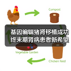 基因编辑猪肾移植成功 终末期肾病患者新希望点燃(图1) 基因编辑猪肾移植成功 终末期肾病患者新希望点燃(图1)
