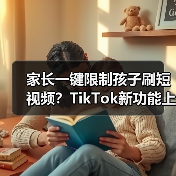 家长一键限制孩子刷短视频?TikTok新功能上线防沉迷(图1) 家长一键限制孩子刷短视频?TikTok新功能上线防沉迷(图1)