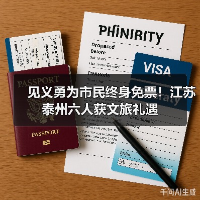 见义勇为市民终身免票！江苏泰州六人获文旅