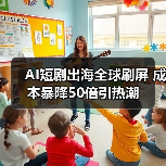 AI短剧出海全球刷屏 成本暴降50倍引热潮(图4) AI短剧出海全球刷屏 成本暴降50倍引热潮(图4)