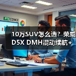 10万SUV怎么选？荣威D5X DMH混