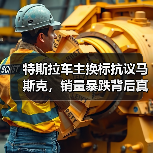 特斯拉车主换标抗议马斯克,销量暴跌背后真相曝光?(图2) 特斯拉车主换标抗议马斯克,销量暴跌背后真相曝光?(图2)
