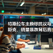 特斯拉车主换标抗议马斯克,销量暴跌背后真相曝光?(图3) 特斯拉车主换标抗议马斯克,销量暴跌背后真相曝光?(图3)
