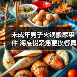 未成年男子火锅撒尿事件 海底捞紧急更换餐具(图3) 未成年男子火锅撒尿事件 海底捞紧急更换餐具(图3)