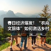 春日经济爆发!“农商文旅体”如何激活乡村消费新动能?(图1) 春日经济爆发!“农商文旅体”如何激活乡村消费新动能?(图1)