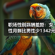 职场性别薪酬差距:女性月薪比男性少1342元(图3) 职场性别薪酬差距:女性月薪比男性少1342元(图3)