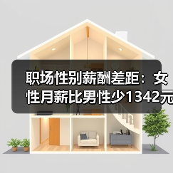 职场性别薪酬差距:女性月薪比男性少1342元(图4) 职场性别薪酬差距:女性月薪比男性少1342元(图4)