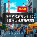 行李箱能有多大？100寸竟然堪比移动房屋！（图1）