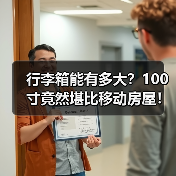 行李箱能有多大？100寸竟然堪比移动房屋！（图3）