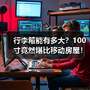 行李箱能有多大？100寸竟然堪比移动房屋！（图4）
