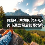 月薪4600为何仍开心?跨市通勤背后的职场真相(图2) 月薪4600为何仍开心?跨市通勤背后的职场真相(图2)