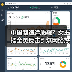 中国制造遭质疑？女主播全英反击引爆网络热议（图1）
